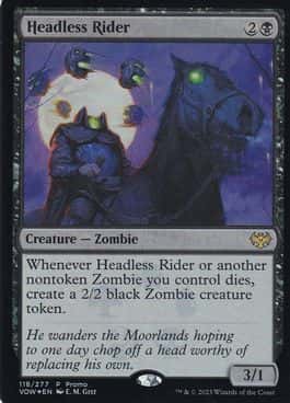 Headless Rider - Magic: The Gathering - Resale Promo Near Mint Inglés - Carta de Magic: The Gathering en México | Hydra Collectables