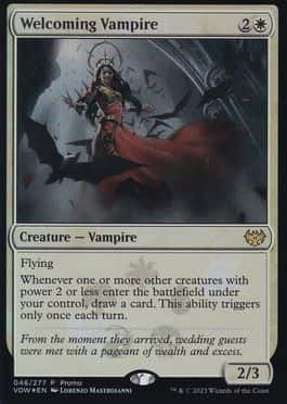 Welcoming Vampire - Magic: The Gathering - Resale Promo Near Mint Inglés - Carta de Magic: The Gathering en México | Hydra Collectables