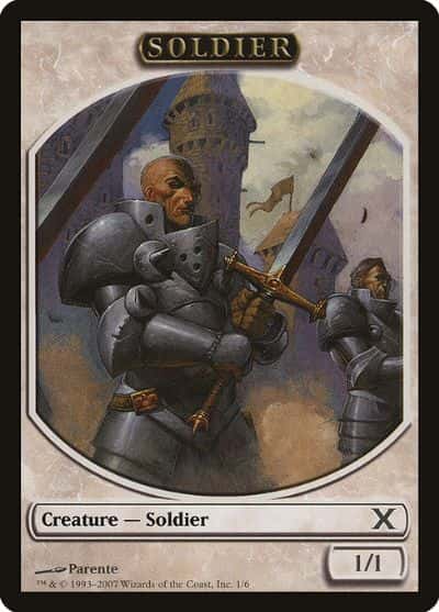 Soldier Token - Magic: The Gathering - 10ED Near Mint Japonés - Carta de Magic: The Gathering en México | Hydra Collectables