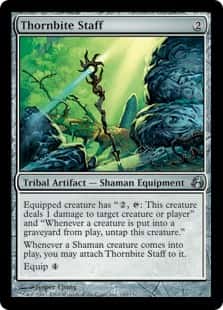 Thornbite Staff - Magic: The Gathering - MOR Ligeramente Jugada Inglés - Carta de Magic: The Gathering en México | Hydra Collectables