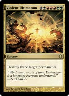 Violent Ultimatum - Magic: The Gathering - ALA Moderadamente Jugada Inglés - Carta de Magic: The Gathering en México | Hydra Collectables