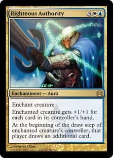 Righteous Authority - Magic: The Gathering - RTR Moderadamente Jugada Inglés - Carta de Magic: The Gathering en México | Hydra Collectables