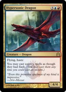 Hypersonic Dragon - Magic: The Gathering - RTR Dañada Inglés - Carta de Magic: The Gathering en México | Hydra Collectables