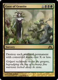 Gaze of Granite - Magic: The Gathering - DGM Near Mint Inglés - Carta de Magic: The Gathering en México | Hydra Collectables