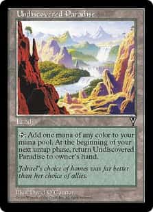 Undiscovered Paradise - Magic: The Gathering - VIS Near Mint Japonés - Carta de Magic: The Gathering en México | Hydra Collectables