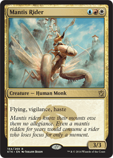 Mantis Rider - Magic: The Gathering - KTK Ligeramente Jugada Inglés - Carta de Magic: The Gathering en México | Hydra Collectables