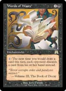 Words of Waste - Magic: The Gathering - ONS Moderadamente Jugada Inglés - Carta de Magic: The Gathering en México | Hydra Collectables