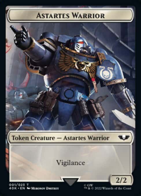 Clue/Astartes Warrior Token - Magic: The Gathering - 40K Near Mint Inglés - Carta de Magic: The Gathering en México | Hydra Collectables