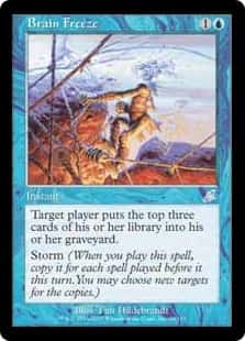 Brain Freeze - Magic: The Gathering - SCG Near Mint Inglés - Carta de Magic: The Gathering en México | Hydra Collectables