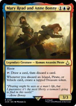 Mary Read and Anne Bonny 1 - Magic: The Gathering - ACR Near Mint Inglés - Carta de Magic: The Gathering en México | Hydra Collectables
