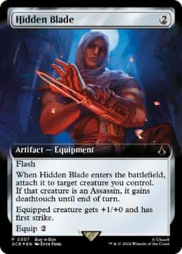 Hidden Blade - Magic: The Gathering - ACR-P Near Mint Inglés - Carta de Magic: The Gathering en México | Hydra Collectables