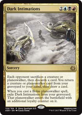 Dark Intimations - Magic: The Gathering - AER Near Mint Inglés - Carta de Magic: The Gathering en México | Hydra Collectables
