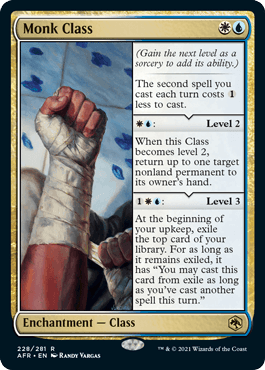 Monk Class - Magic: The Gathering - AFR Near Mint Inglés - Carta de Magic: The Gathering en México | Hydra Collectables