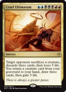 Cruel Ultimatum - Magic: The Gathering - E01 Near Mint Inglés - Carta de Magic: The Gathering en México | Hydra Collectables