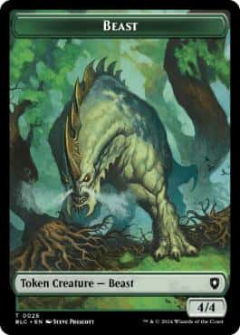 Beast/Cat Token - Magic: The Gathering - BLC Near Mint Inglés - Carta de Magic: The Gathering en México | Hydra Collectables