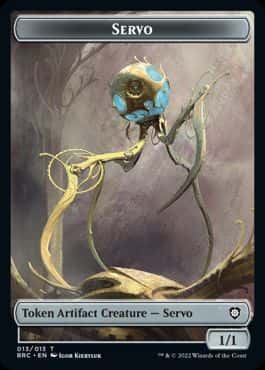 Servo/Construct token - Magic: The Gathering - BRC Near Mint Inglés - Carta de Magic: The Gathering en México | Hydra Collectables