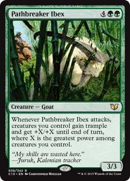 Pathbreaker Ibex - Magic: The Gathering - C15 Near Mint Inglés - Carta de Magic: The Gathering en México | Hydra Collectables