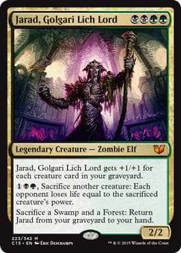 Jarad, Golgari Lich Lord - Magic: The Gathering - C15 Near Mint Inglés - Carta de Magic: The Gathering en México | Hydra Collectables