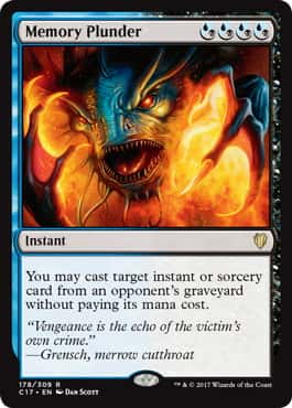 Memory Plunder - Magic: The Gathering - C17 Near Mint Inglés - Carta de Magic: The Gathering en México | Hydra Collectables