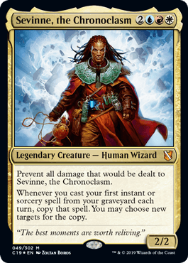 Sevinne, the Chronoclasm(Over sized card) - Magic: The Gathering - C19 Near Mint Inglés - Carta de Magic: The Gathering en México | Hydra Collectables