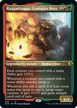 Raggadragga, Goreguts Boss - Magic: The Gathering - CLB-BF Near Mint Inglés - Carta de Magic: The Gathering en México | Hydra Collectables