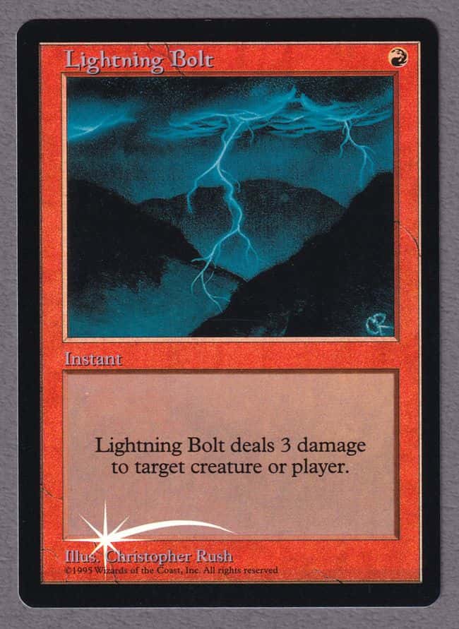 Lightning Bolt - Magic: The Gathering - Judge Reward Near Mint Inglés - Carta de Magic: The Gathering en México | Hydra Collectables