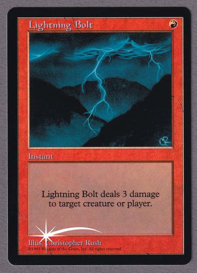 Lightning Bolt - Magic: The Gathering - Judge Reward Near Mint Inglés - Carta de Magic: The Gathering en México | Hydra Collectables