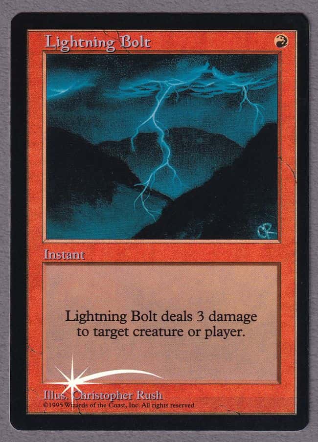 Lightning Bolt - Magic: The Gathering - Judge Reward Near Mint Inglés - Carta de Magic: The Gathering en México | Hydra Collectables