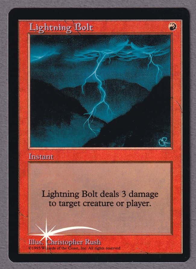 Lightning Bolt - Magic: The Gathering - Judge Reward Near Mint Inglés - Carta de Magic: The Gathering en México | Hydra Collectables