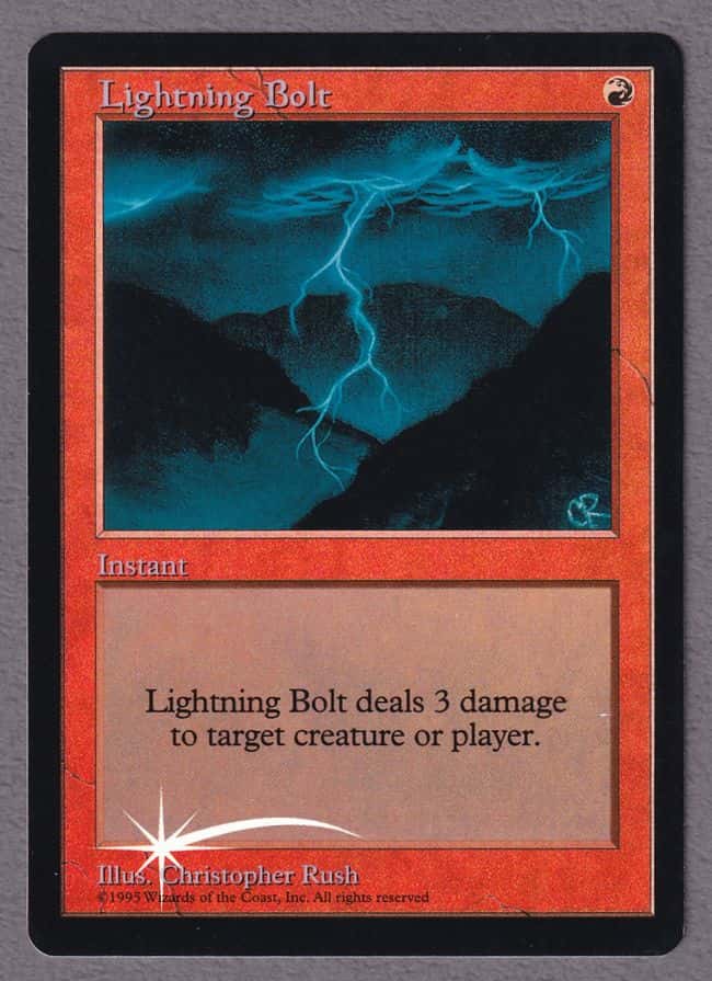 Lightning Bolt - Magic: The Gathering - Judge Reward Near Mint Inglés - Carta de Magic: The Gathering en México | Hydra Collectables