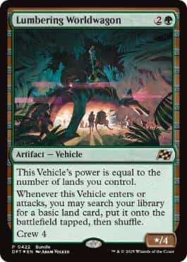 Lumbering Worldwagon - Magic: The Gathering - DFT-P Near Mint Inglés - Carta de Magic: The Gathering en México | Hydra Collectables