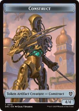 Construct/Golem Token - Magic: The Gathering - DRC Near Mint Inglés - Carta de Magic: The Gathering en México | Hydra Collectables