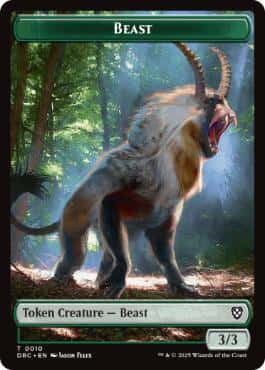Beast/Beast Token - Magic: The Gathering - DRC Near Mint Inglés - Carta de Magic: The Gathering en México | Hydra Collectables