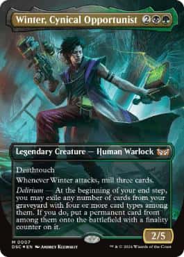 Winter, Cynical Opportunist - Magic: The Gathering - DSC Near Mint Inglés - Carta de Magic: The Gathering en México | Hydra Collectables