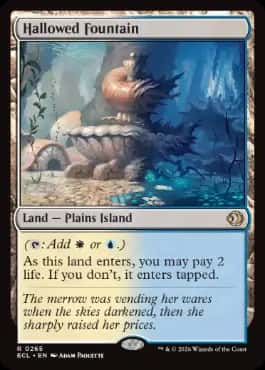 Hallowed Fountain - Magic: The Gathering - ECL Near Mint Inglés - Carta de Magic: The Gathering en México | Hydra Collectables