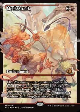 Meek Attack - Magic: The Gathering - ECL-BF Near Mint Inglés - Carta de Magic: The Gathering en México | Hydra Collectables