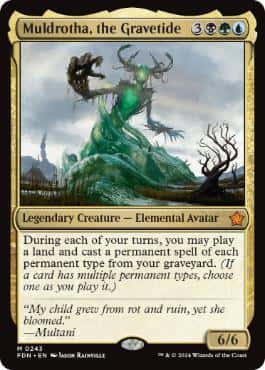 Muldrotha, the Gravetide - Magic: The Gathering - FDN Near Mint Inglés - Carta de Magic: The Gathering en México | Hydra Collectables