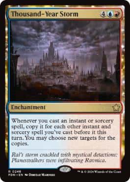 Thousand-Year Storm - Magic: The Gathering - FDN Near Mint Inglés - Carta de Magic: The Gathering en México | Hydra Collectables
