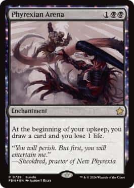 Phyrexian Arena - Magic: The Gathering - FDN-P Near Mint Inglés - Carta de Magic: The Gathering en México | Hydra Collectables