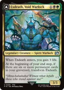 Exdeath, Void Warlock - Magic: The Gathering - FIN Near Mint Inglés - Carta de Magic: The Gathering en México | Hydra Collectables