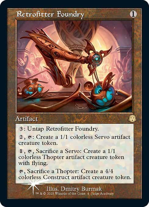 Retrofitter Foundry - Magic: The Gathering - Judge Reward Near Mint Inglés - Carta de Magic: The Gathering en México | Hydra Collectables
