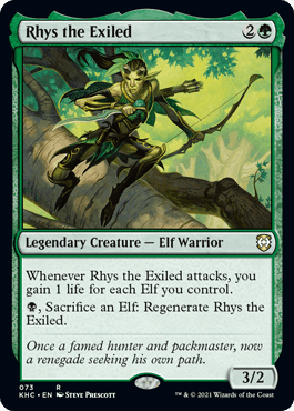 Rhys the Exiled - Magic: The Gathering - KHC Near Mint Inglés - Carta de Magic: The Gathering en México | Hydra Collectables
