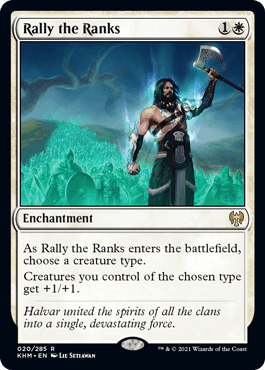 Rally the Ranks - Magic: The Gathering - KHM Near Mint Español - Carta de Magic: The Gathering en México | Hydra Collectables