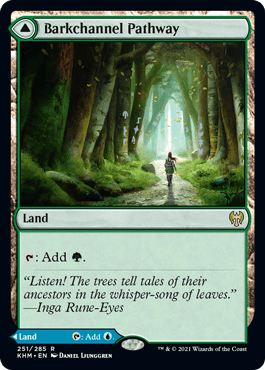 Barkchannel Pathway - Magic: The Gathering - KHM-PRE Near Mint Inglés - Carta de Magic: The Gathering en México | Hydra Collectables