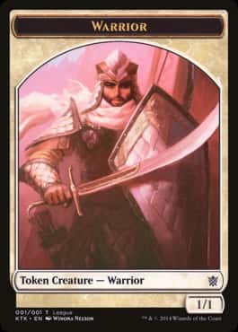 Warrior Token - Magic: The Gathering - League Promo Near Mint Japonés - Carta de Magic: The Gathering en México | Hydra Collectables