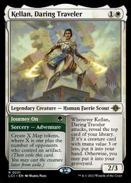 Kellan, Daring Traveler - Magic: The Gathering - P Stamped_LCI Near Mint Inglés - Carta de Magic: The Gathering en México | Hydra Collectables