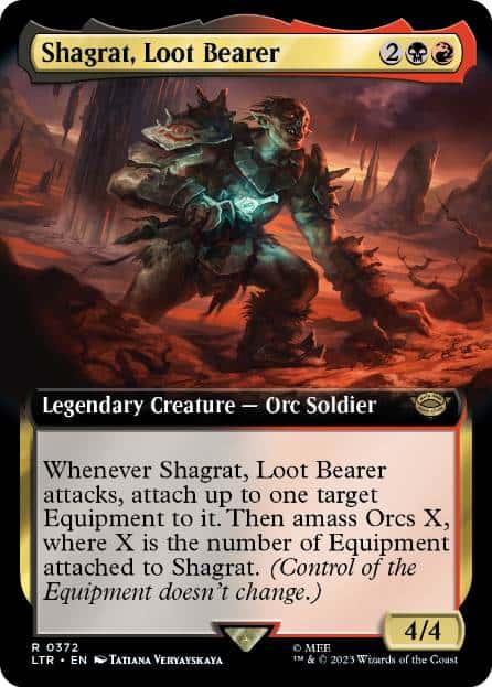 Shagrat, Loot Bearer - Magic: The Gathering - LTR-BF Near Mint Inglés - Carta de Magic: The Gathering en México | Hydra Collectables