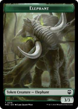 Elephant/Beast Token - Magic: The Gathering - M3C Near Mint Inglés - Carta de Magic: The Gathering en México | Hydra Collectables