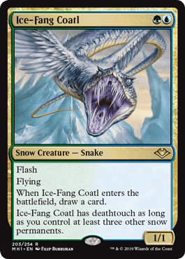 Ice-Fang Coatl - Magic: The Gathering - MH1 Near Mint Inglés - Carta de Magic: The Gathering en México | Hydra Collectables