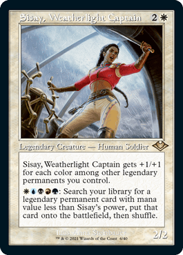 Sisay, Weatherlight Captain - Magic: The Gathering - MH1-RT Near Mint Inglés - Carta de Magic: The Gathering en México | Hydra Collectables